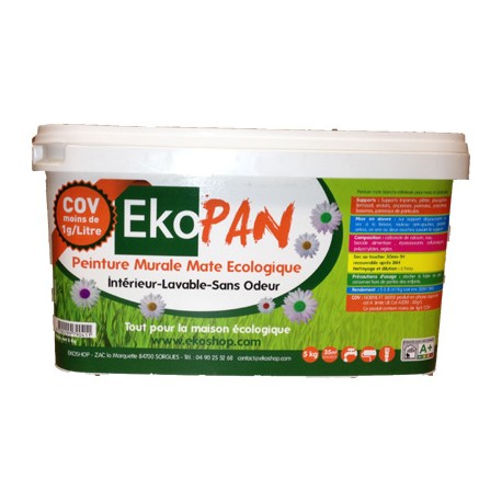 Ekopan Peinture Murale Mate blanche 5kg