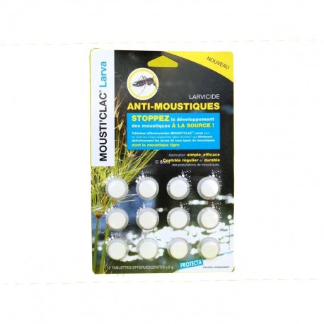 Larvicide Anti-moustique 2 Gr par 12