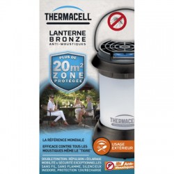 Lanterne anti-moustique thermacell bronze